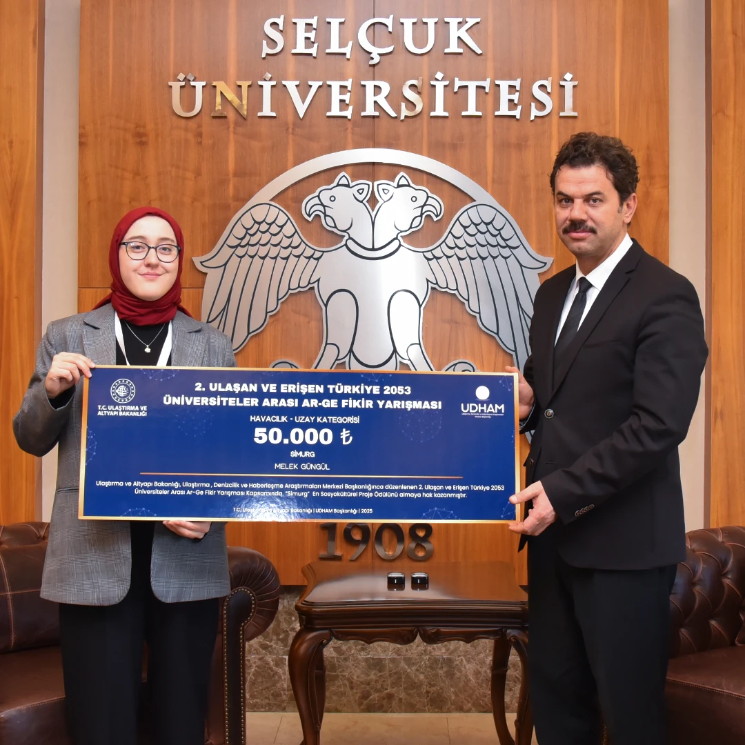 Selçuk Üniversitesi, UDHAM Başkanlığı Fikir Yarışması’nda 2 ödülün sahibi